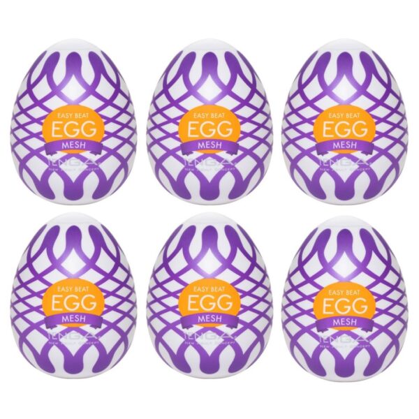Tenga-Ei Masturbator „Egg Mesh“ mit Netzgitter-Stimulationsstruktur