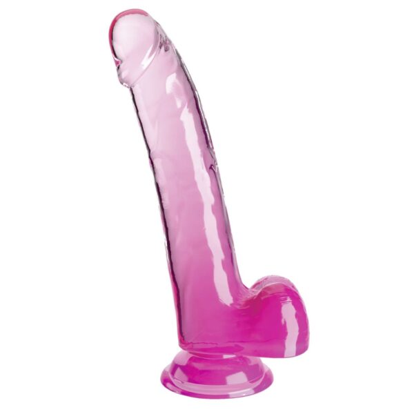 Naturdildo „9“-Cock with Balls“ mit Saugfuß
