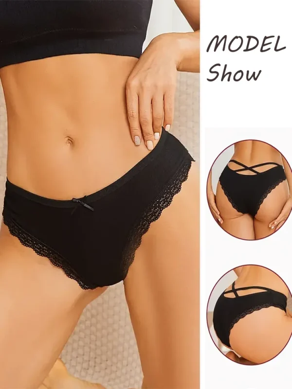 4er-Pack Damen-Baumwollslips-Komfort und Stil für jeden Tag – Bild 4
