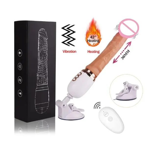 Automatische Teleskop Vibrator Plug Sexmaschine elektrische Dildo – Bild 8